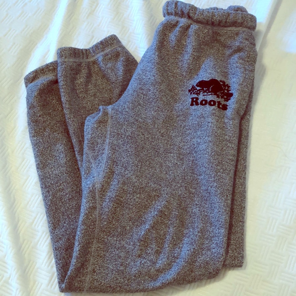 Men’s Roots gray sweatpants